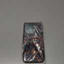 Jusy Compatible with MagSafe Brown Tortoise Shell Print Phone Case for iPhone 16 Pro, Amber Trendy Luxury Magnetic Soft TPU and Hard PC Protective Phone Cover for Women Girls - Black