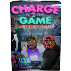Charge It 2 The Game Drinking Cards  90-Card Adult Party Game for Bachelorette Parties, 21st Birthdays, and Game Night Fun