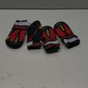 QUMY Dog Shoes for Large Dogs, Medium Dog Boots & Paw Protectors for Winter Snowy Day, Summer Hot Pavement, Water-Resistant in Rainy Weather, Outdoor Walking, Indoor Hardfloors Skid-Resistant Sole (Size 8: 3.0''x3.3"(W*L) (Pack of 4))