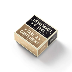 Take a Compliment Card Set from Brass Monkey - 200 Unique Compliment Cards with Space for a Personal Note on the Back, Creative Gift Idea