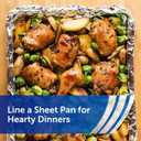 Reynolds Wrap Heavy Duty Aluminum Foil Roll, Thick Heavy Duty Foil for Added Strength and Durability, Secure Easy Open and Close Tab, 12 Inches Wide, 130 Sq. Ft.