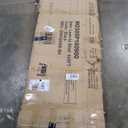 48 FT Outdoor Metal Storage Shed,Heavy-Duty Lean to Storage Shed with Floor Base,Garden Tool Metal Storage House W/Lockable Door and 2 Air Vents,Weather Resistant,for Backyard,Patio,Lawn,Black