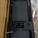 Treadmill with Handles, 2025 Upgraded Small Treadmills Home, Portable Electric Treadmills for Home 300 lbs Capacity,Walking Pad Treadmill,Lightweight Folding Foldable Walking Pad with LED Display (Black)