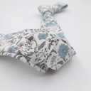Mantieqingway Men Skinny Tie Cotton Floral Necktie for Wedding Groomsmen Tie (23)