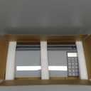 Small Glass Desktop Whiteboard Dry-Erase-Board - Computer Keyboard Stand with Calculator White Board Surface Pad with Drawer, Desk Organizers with Accessories for Office, Home, School Supplies - Grey