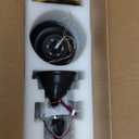 60" Wood Ceiling Fan with Lights Remote, Reversible DC Motor 6-Speed Ceiling Fan, 3 Blades Low Profile Flush Mount Ceiling Fans, Modern Ceilingfans for Low Profile, Walnut and Matte Black