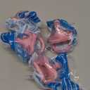 Dr. Brown's HappyPaci 100% Silicone Baby Pacifier, Contoured One-Piece Design, Blue, 0-6m, BPA-Free, 4 Pack (Pink)