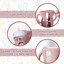 Juome Silicone Sleeves with Handles for Avent Natural Glass Baby Bottles - 3 Pack Anti Breakage Baby Bottle Holder for Philips Avent Glass Baby Bottle, Compatible with Phillips Avent Bottles 8 oz