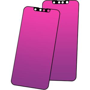 2 Pack Gradient Tempered Glass for iPhone 13 Privacy Screen Protector for iPhone13 6.1inch Anti Spy Anti Blue Light Eye Protection Anti-Scratch Bubble Free Easy Installation