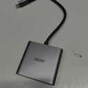 Acer SD Card Reader USB C, 3 in 1 Memory Card Reader with Dual Slots & USB 3.0, Micro SD Card Adapter for iPhone 17/16/15 Compatible with Camera, Android, MacBook Neo/Pro/Air, Laptop