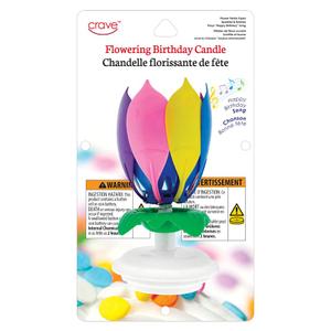Crave Birthday Candle, Flowering