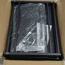 TATAANTY Under Sink Organizer, 2 Packs 2 Tier Black Steel Under Sink Storage, Undersink Organizers for Bathroom, Cabinet, Counter, Kitchen