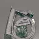 Coiled Keyboard Cable: 1.5M USB-C to USB-A Braided Cord with Detachable Aviator Connector, Durable & Tangle-Free for Custom & Mechanical Gaming Keyboards (White)