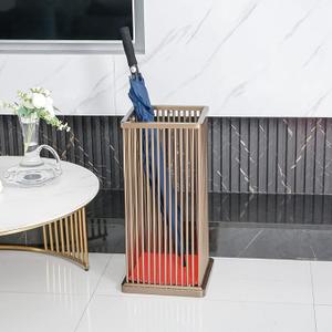 Equirider Umbrella Holder for Entryway, Free Standing Umbrella Storage Stands for Entryway Home Office with Metal Hooks Metal Rack Organizer for Umbrellas Cane Walking Stick