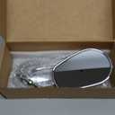 LDJXDADI Chrome Sportster Mirrors for Road King Street Electra Glide Dyna Softail Road Glide Motorcycle Rearview 1982-2023