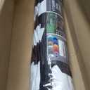 Blissun 9' Outdoor Patio Umbrella, Outdoor Table Umbrella, Yard Umbrella, Market Umbrella with 8 Sturdy Ribs, Push Button Tilt and Crank (Black & White Stripe)