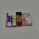 The Derma Co. Tran-Zelaic Pigmentation Corrector Serum with 3% Tranexamic Acid & 10% Azelaic Acid; GlamNetic Press On Nails Short Oval; L'Oreal Paris Cosmetics Makeup Infallible Pro-Matte Liquid Longwear Foundation; Wet n Wild Megaslicks Lip gloss; O
