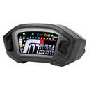 Motorcycle Odometer,Motorcycle Instrument LCD Odometer Speed Gauge for 1 2 4 Cylinder Motorbike
