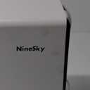 NineSky Dehumidifier for Home, 95 OZ Water Tank, (1000 sq.ft) Dehumidifiers for Bathroom Bedroom Basement with Auto Shut Off,7 Colors LED Light(White)