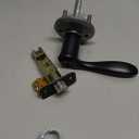 Kwikset Tustin Entry Door Handle with Lock and Key, Secure Keyed Reversible Lever Exterior, For Front Entrance and Bedrooms, Matte Black, Pick Resistant Smartkey Rekey Security and Microban