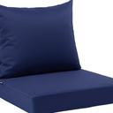 22x22“ Outdoor Deep Seat Cushions Set of 4, Patio Replacement Foam Cushions for Outside Furniture, Waterproof & Fade Resistant Patio Chair Pads, dark blue