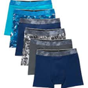 Hanes boys Performance Tween Boxer Briefs Underwear, Assorted Prints & Solids, 5-pack (M)