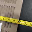 HVAC Premium 26'' x 12'' [Duct Opening] Flat Stamped Steel Return Air Grille - Sidewall and Ceiling - HVAC Vent Duct Cover - Brown [Outer Dimensions: 27.75''w X 13.75''h]