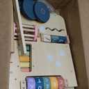 Baby Push Walker, Wooden Baby Walker with Wheels, Montessori Push Walker for Babies 10-12 Months, Adjustable Speed Push Walking Toys for Boys & Girls, 1 Year Old, Christmas Birthday Gifts for Toddler