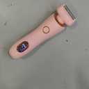 Livora Electric Shaver for WomenSilk Glide Pro ShaverRechargeable Electric Trimmer for Bikini, Pubic Hair, Legs, Body, Wet/Dry (Pink)