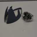 Men's Side Hair Flattener with Scalp Massager - Patented 3-Minute Down Perm Presser with Color-Changing Heat Indicator Technology and Ventilated Design for Fast/Easy Grooming