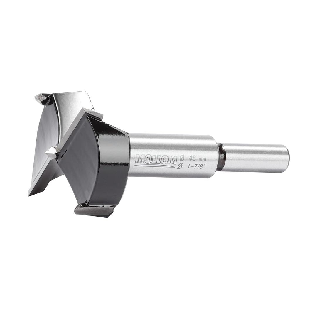 1-7/8" (48mm) Forstner Drill Bit for Precise Woodworking with Durable YG8 Carbide Thickness of 2.0mm,This Hinge Cutter Tool is Ideal for Hard Wood, Plastic, Plywood