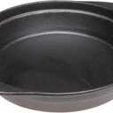 Pie Pan - Pre-Seasoned Cast Iron 12 x 9.5 x 2 Inches By Old Mountain