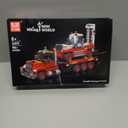 Mould King Trailer Toy Building Block, Realistic American Style Semi Truck Model Building Sets for Boys Girls Ages 8+, 24079 STEM Toy with Forklift Truck, Collectible Model for Adults (906 PCS)