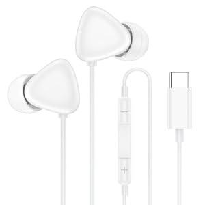 Wired Headphones for iPhone 17e Earbuds with Microphone Headset for iPhone 17 Pro Max 17 Air 16e 16 Plus 16 Pro Max 15,Type C Earphones USB C Ear Buds Audífonos Earpieces for Samsung S26 A17 A36 S25FE