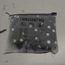 WDIRARA Women's Polka Dots Mini Skirt Vintage Mesh A Line Skirts with Shorts, Petite XS