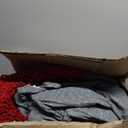 Muddy MatCloud K-9 Bed for Dogs & Cats, Soft & Relaxing Donut Dog Bed, Chenille Material, Removable Cover, Washable & Dryer SafeRed Medium(35'x35')