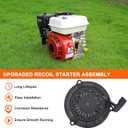 Hipa GCV160 Pull Start Recoil Starter Assembly Compatible with Honda GCV 160 GCV135 EN2000 HRU19 GC135 GC160 EN2000 Generator Engine Lawn Mower Replace 28400-Z0L-V20ZA 28400-Zl8-023ZA