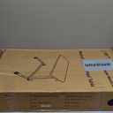 Vaunn Medical Pneumatic Adjustable Overbed Bedside Table with Wheels (Hospital and Home Use) (Black)