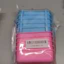 10 Pack Feeder (Blue, Pink), Hanging Feeder,Food and Water Container, Bath Water Bowl Universal for Birds Hamsters Mice Rats Rabbit Guinea Pig Small Pets (S)