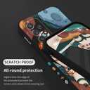 for Samsung Galaxy A52 5G Case, Creative Flower Designs Soft Silicone Drop Protective for Galaxy A52 and for Galaxy A52S 5G Phone Cover, Astronaut Black