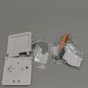 IPS Ready Upgraded eXtremeRate White Custom Replacement Housing Shell for Gameboy Advance SP GBA SP  Compatible with Both IPS & Standard LCD  Console & Screen NOT Included