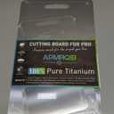 Titanium Cutting Board Set of 3,100% Pure Titanium Cutting Boards for Kitchen, Double Sided Non Toxic Cutting Board, Ideal Charcuterie & Chopping for Meat, Hygiene Durable DishwashrS+M+L)