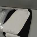 OLANLY Black and White Striped Rug 2' x 6'  Washable Cotton Indoor Outdoor Doormat for Front Door, Entryway, Kitchen, Porch, Patio Decor