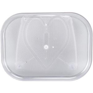 Lazy Susan Turntable Organizer for Refrigerator, 360 Rotating Fridge Organizer Tray with Suction Cups, 14.56''x11'' Turntable Condiment Organizer for Cabinets Dining Table Pantry Kitchen Countertop