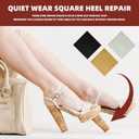 18Pcs High Heels Patch, Anti High Heel Tread Boots Sole Repair Pad Shoe Inserts Boots Heels Sole Protectors, Non Slip High Heel Replacements Tips Rubber Women Shoes Heels Stickers