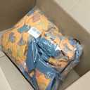 Ginkgo Quilt King Size Bedding Set Reversible Soft Quilt Set King Size Coverlet Set with Shams Lightweight Cotton Bedspread Set for All Season (King Quilt)