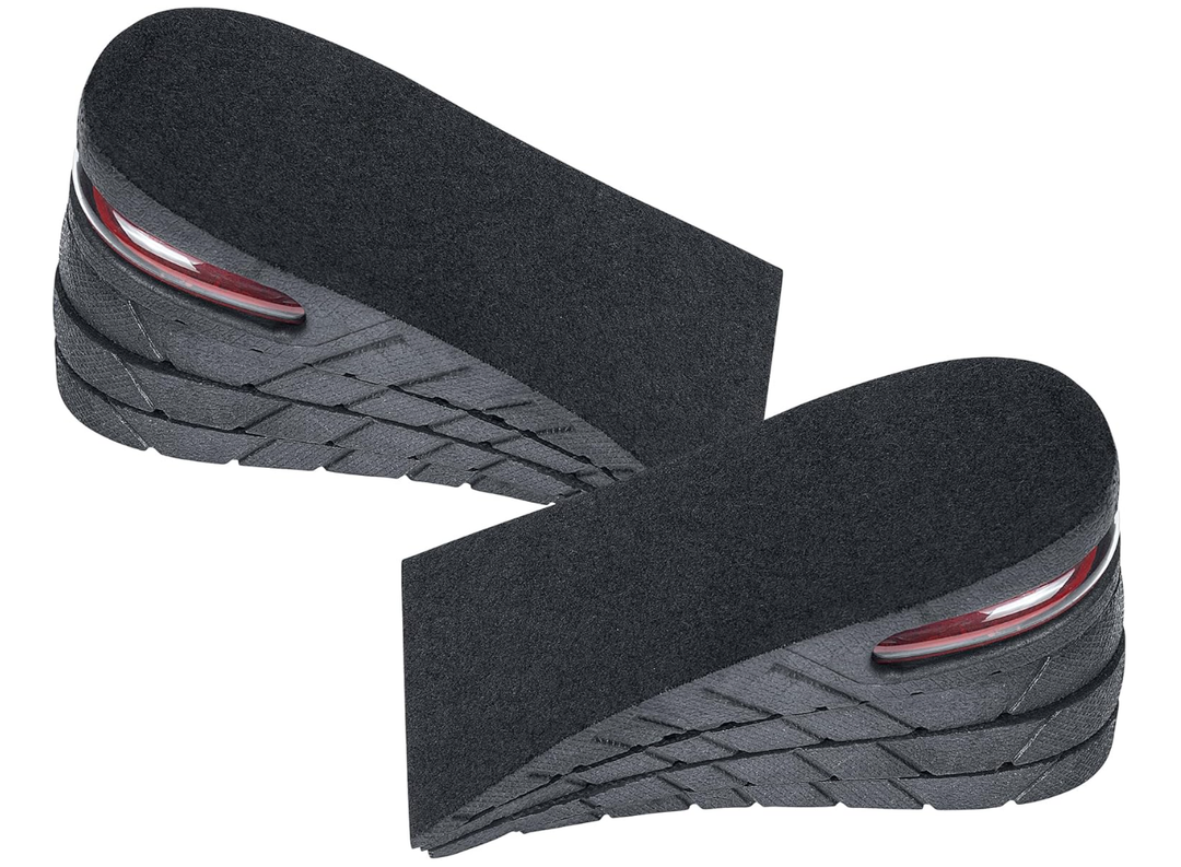 Height Increase Insoles 4Layer Air up Shoe Lifts Elevator Shoes Insole 2.95inches(7.5 cm) Heels Lift Inserts for Men and Women