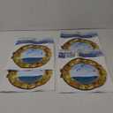 Cruise Ship Porthole Peel 'N Place 15 inch Pack of 4