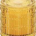 Fall Candles, Wild Warm Vanilla Scented, 7.4 oz, Crackling Wood Wick Candle for Home Scented, Natural Candles Non Toxic, Long Lasting-Clean Burn,Decorative Candle Gift for Women