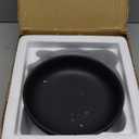 Modern Large Black Decorative Bowl - Ribbed Black Fluted Pedestal Bowl , Multi-Functional Fruit Bowl, Key Bowl, Candy Dish, Ideal for Entryway Table, Kitchen Counter, Living Room, Coffee Table Decor